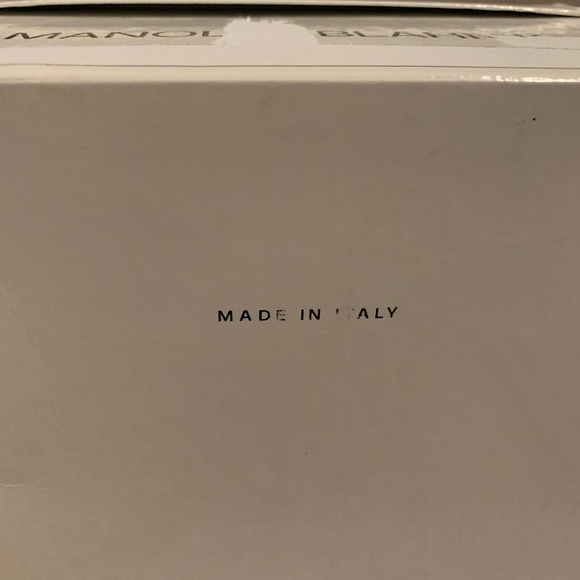 NEW Manolo Blahnik silver strappy peep toe heels - Picture 7 of 9